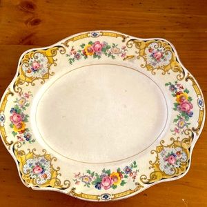 Johnson bros floral vintage Victorian platter